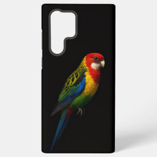 Zwart 4 Luxe Galaxy S22 Ultra, oostelijke rosella Samsung Galaxy Hoesje