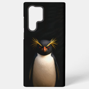 Zwart 4 Luxe Galaxy S22 Ultra, Rockhopper Pinguïn Samsung Galaxy Hoesje