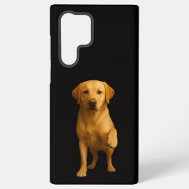 Zwart 4 Luxe Galaxy S22 Ultra, Tender Labrador Samsung Galaxy Hoesje