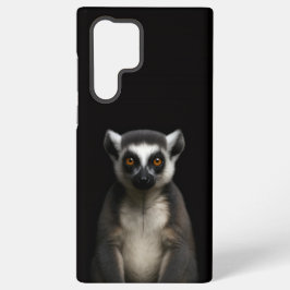 Zwart 4 Luxe Galaxy S22 Ultra, Zachte Lemur Samsung Galaxy Hoesje