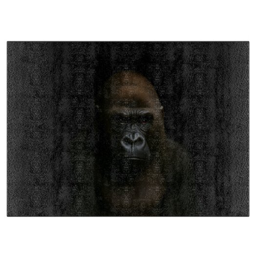 Zwart 4 Luxe Glas board Gorilla Snijplank (Voorkant)