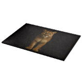 Zwart 4 Luxe Glas board Silent Prime Puma Snijplank (Hoek)