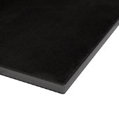Zwart 4 Luxe Glas board Silent Prime Puma Snijplank (Hoek)