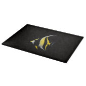 Zwart 4 Luxe Glas bord Moorish Idol Snijplank (Hoek)