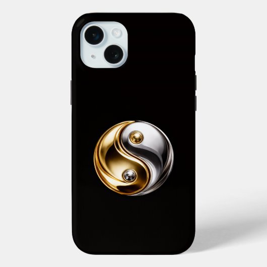 Zwart 4 Luxe, Harmony Yin Yang iPhone 15 Plus Case-Mate iPhone Case (Achterkant)