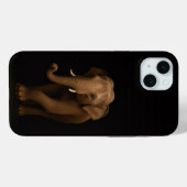 Zwart 4 Luxe, Indische Olifant iPhone 15 Plus Case-Mate iPhone Case (Achterkant (horizontaal))