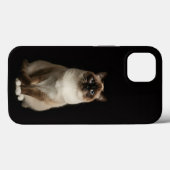 Zwart 4 Luxe iPhone 13, Birmese Kat Case-Mate iPhone Case (Achterkant (horizontaal))