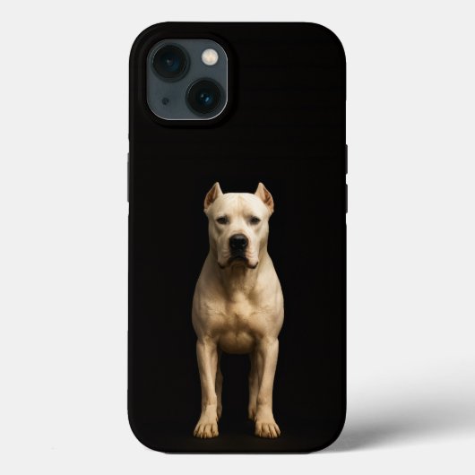 Zwart 4 Luxe iPhone 13, Dogo Argentino met klemtoo Case-Mate iPhone Case (Achterkant)
