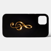 Zwart 4 Luxe iPhone 13, Gouden Sleutel Case-Mate iPhone Case (Achterkant (horizontaal))