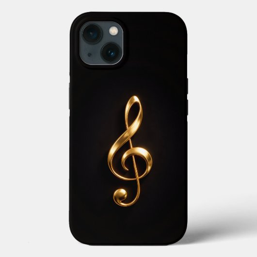 Zwart 4 Luxe iPhone 13, Gouden Sleutel Case-Mate iPhone Case (Achterkant)