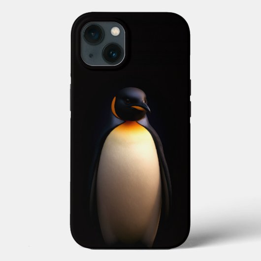 Zwart 4 Luxe iPhone 13 Hoesje, Emperor Penguin Case-Mate iPhone Case (Achterkant)