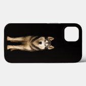 Zwart 4 Luxe iPhone 13, Icy Elite Husky Case-Mate iPhone Case (Achterkant (horizontaal))