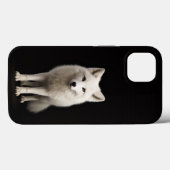 Zwart 4 Luxe iPhone 13, Ivoorkleurige Poolvos Case-Mate iPhone Case (Achterkant (horizontaal))