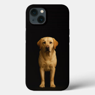 Zwart 4 Luxe iPhone 13, Minimalistische Labrador Case-Mate iPhone Case