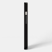 Zwart 4 Luxe iPhone 13, Parelwitte Tulp Hoesje (Linkerkant)