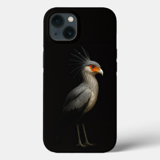Zwart 4 Luxe iPhone 13, Secretarisvogel Case-Mate iPhone Case