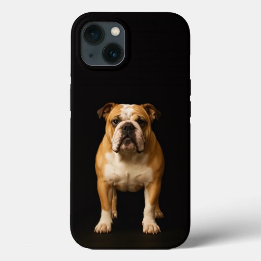 Zwart 4 Luxe iPhone 13, Stamina Bulldog Case-Mate iPhone Case (Achterkant)