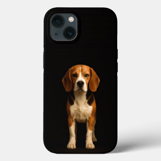 Zwart 4 Luxe iPhone 13, Vriendelijke Beagle Case-Mate iPhone Case (Achterkant)