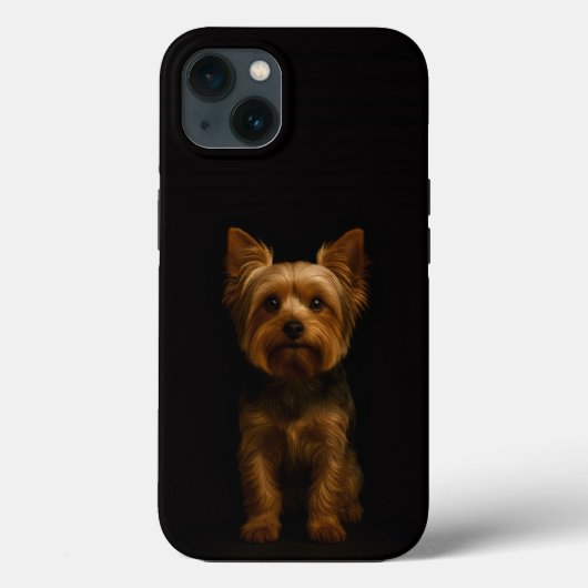 Zwart 4 Luxe iPhone 13, Yorkshire Terrier Case-Mate iPhone Case (Achterkant)