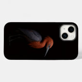 Zwart 4 Luxe iPhone 14 Mat, Rode Lepelaar Case-Mate iPhone Case (Achterkant (horizontaal))
