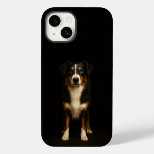 Zwart 4 Luxe iPhone 14 Mate, Aussie Shepherd Case-Mate iPhone 14 Hoesje