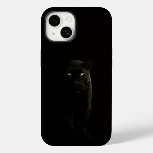 Zwart 4 Luxe iPhone 14 Mate, Black Panther Case-Mate iPhone Case (Achterkant)