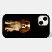 Zwart 4 Luxe iPhone 14 Mate, Cavalier King Charles Case-Mate iPhone Case (Achterkant (horizontaal))