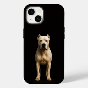 Zwart 4 Luxe iPhone 14 Mate, Dogo Argentino met ka Case-Mate iPhone 14 Hoesje
