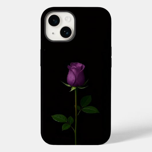 Zwart 4 Luxe iPhone 14 Mate, Koninklijke Violet Ro Case-Mate iPhone Case (Achterkant)