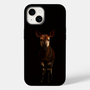Zwart 4 Luxe iPhone 14 Mate, Okapi in het bos Case-Mate iPhone 14 Hoesje
