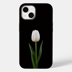 Zwart 4 Luxe iPhone 14 Mate, Parelwitte Tulp Case-Mate iPhone 14 Hoesje
