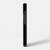 Zwart 4 Luxe iPhone 14 Mate, Robijnrode Tulp Hoesje (Linkerkant)