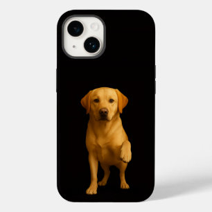 Zwart 4 Luxe iPhone 14 Mate, Tendre Labrador Case-Mate iPhone 14 Hoesje