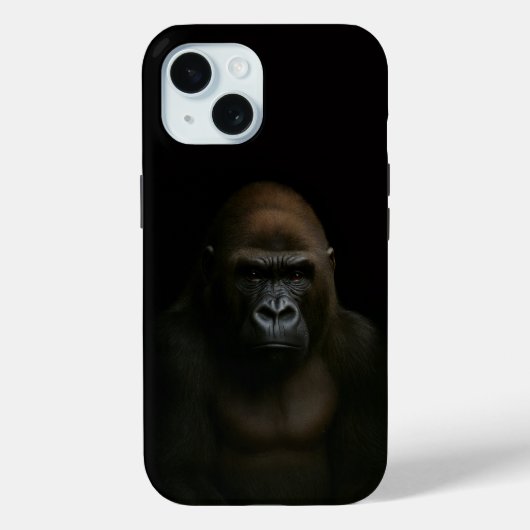 Zwart 4 Luxe iPhone 15 Case-Mate, Gorilla Case-Mate iPhone Case (Achterkant)