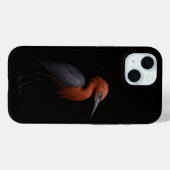Zwart 4 Luxe iPhone 15 Hoesje, Reddish Egret Case-Mate iPhone Case (Achterkant (horizontaal))