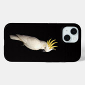 Zwart 4 Luxe iPhone 15 Mate, Kuifkaketoe Case-Mate iPhone Case (Achterkant (horizontaal))