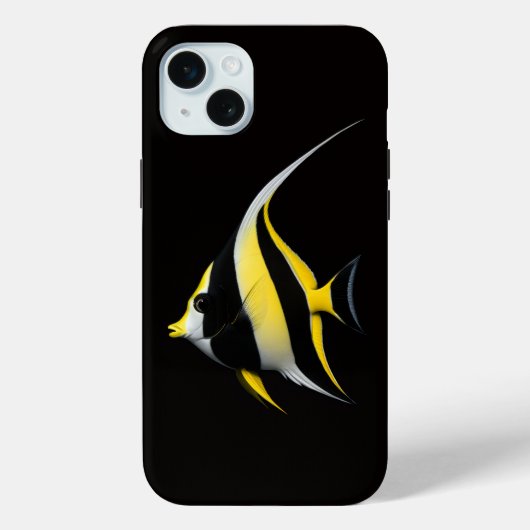 Zwart 4 Luxe iPhone 15 Plus, Moorish Idol Case-Mate iPhone Case (Achterkant)