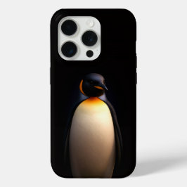 Zwart 4 Luxe iPhone 15 Pro Mate, Emperor Penguin iPhone 15 Pro Case