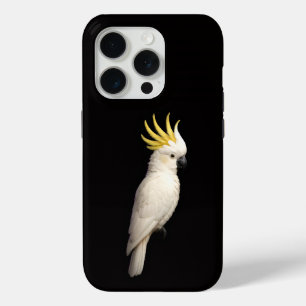 Zwart 4 Luxe iPhone 15 Pro Mate Kuifkaketoe Case
