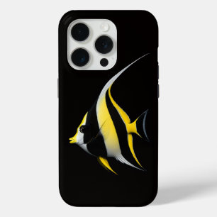 Zwart 4 Luxe iPhone 15 Pro Mate, Moorish Idol Case