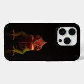 Zwart 4 Luxe iPhone 15 Pro Mate, Panther Kameleon Case-Mate iPhone Case (Achterkant (horizontaal))