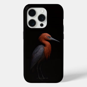 Zwart 4 Luxe iPhone 15 Pro Mate, Reddish Egret Case