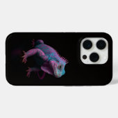 Zwart 4 Luxe iPhone 15 Pro Mate, Roze Leguaan Case-Mate iPhone Case (Achterkant (horizontaal))