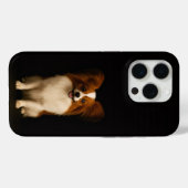 Zwart 4 Luxe iPhone 15 Pro Mate Verfijnd Papillon Case-Mate iPhone Case (Achterkant (horizontaal))