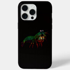 Zwart 4 Luxe iPhone 15 Pro Max, bidsprinkhaan Max Hoesje