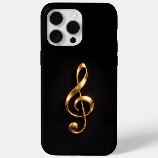 Zwart 4 Luxe iPhone 15 Pro Max, Gouden Sleutel van Case-Mate iPhone Case (Achterkant)