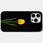 Zwart 4 Luxe iPhone 15 Pro Max, Gouden Tulp Case-Mate iPhone Case (Achterkant (horizontaal))