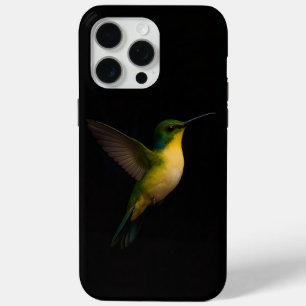 Zwart 4 Luxe iPhone 15 Pro Max Hoesje, Flying Bird Hoesje