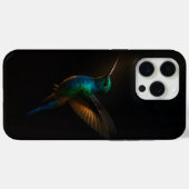 Zwart 4 Luxe iPhone 15 Pro Max Hoesje, Flying Bird Case-Mate iPhone Case (Achterkant (horizontaal))