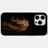 Zwart 4 Luxe iPhone 15 Pro Max, Indische Olifant Case-Mate iPhone Case (Achterkant (horizontaal))